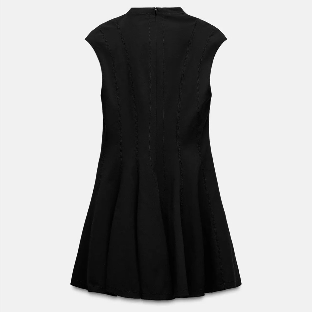 Zara Mini Godet Dress ZW Collection